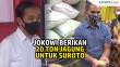 Jokowi Beri 20 Ton Jagung untuk Suroto, Peternak Ayam yang Bentangkan Poster di Blitar