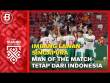 IMBANG LAWAN SINGAPURA, MAN OF THE MATCH TETAP DARI TIMNAS INDONESIA